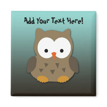 Cute Baby Owl Personalised