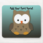 Cute Baby Owl Personalised mousepads