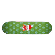Cute baby penguin skateboard