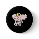 cute baby pig in diaper buttons