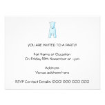Cute Baby Polar Bear. Personalized Announcement