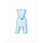 Cute Baby Polar Bear. Post Card