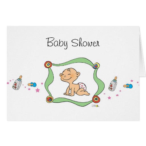 Cute baby shower invitation cards