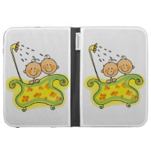 cute baby twins kindle keyboard cases