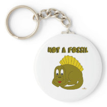 Cute Baby Yellow Dinosaur Not A Fossil Key Chain