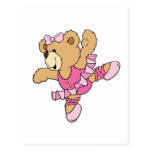 Cute Ballerina Bear Post Card