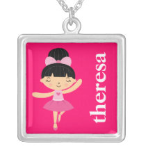 Cute Ballerina Necklace necklaces