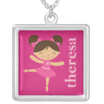 Cute Ballerina Necklace necklaces