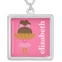 Cute Ballerina Necklace necklaces