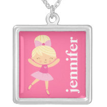 Cute Ballerina Necklace necklaces