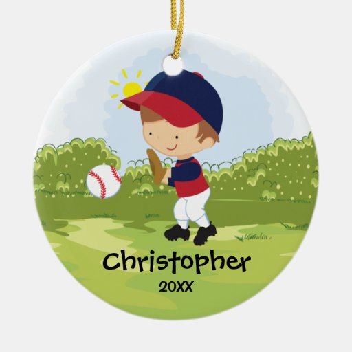 cute baseball player sport christmas ornament zazzle cute baseball player sport christmas ornament zazzle