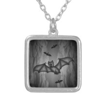 cute Bat Personalized Necklace