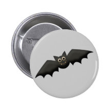 Cute Bat Pinback Button