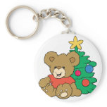 Cute Bear and Christmas Tree keychains