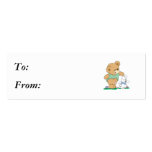 Cute Bear and Easter Bunny Business Card Template