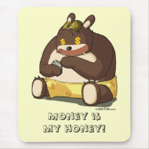 Cute bear funny cartoon anime character mousepad