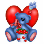 Cute Bear Hearts Photo Sculpture 1 photo sculptures