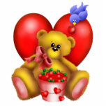 Cute Bear Hearts Photo Sculpture 5 photo sculptures