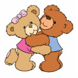 Cute Bear Hug Bears Cut Out