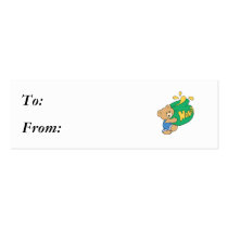 Cute Bear with Huge Honey Pot Business Card
