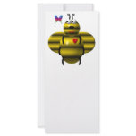 Cute bee and baby butterfly rack cards