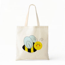 Cute Bee Tote Bag