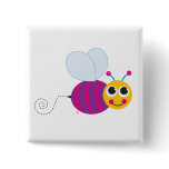 Cute Bee Button