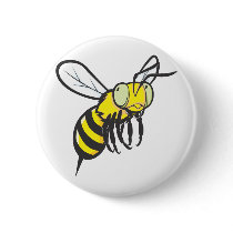 Cute Bee Flying Insect