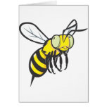 Cute Bee Flying Insect cards