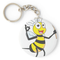 Cute Bee in Chef Outfit Delicious