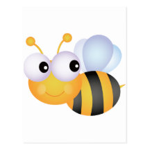 Cute Bee Postcard