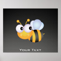 Cute Bee; Sleek Print
