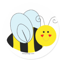 Cute Bee Sticker