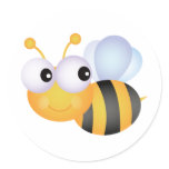 Cute Bee stickers