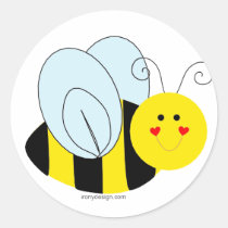 Cute Bee stickers