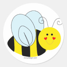 Cute Bee Sticker