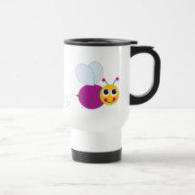 Cute Bees Travel Mug
