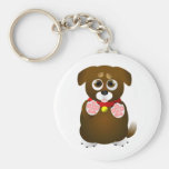 Cute Begging Puppy Key Chain