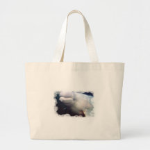 Cute Beluga Whale Canvas Bag
