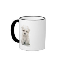 Cute Bichon Frise Coffee Mug