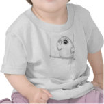 Cute Bird on Swing t-shirts