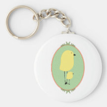cute birdies key chain
