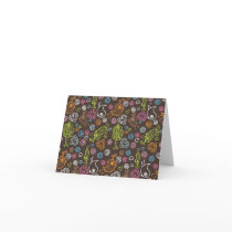 Cute birds and cages love note card
