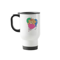 Cute Birthday Balloon Bear Mugs