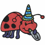 Cute Birthday Party Ladybug embroidered shirts