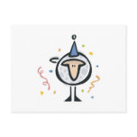 cute birthday sheep postcards