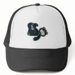 cute black and pink bear hats