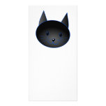 Cute Black Cat. Cat Cartoon illustration. Custom photo cards