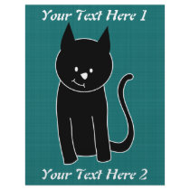 Cute Black Cat Personalised Flyer