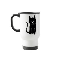 Cute Black Cat Coffee Mugs
